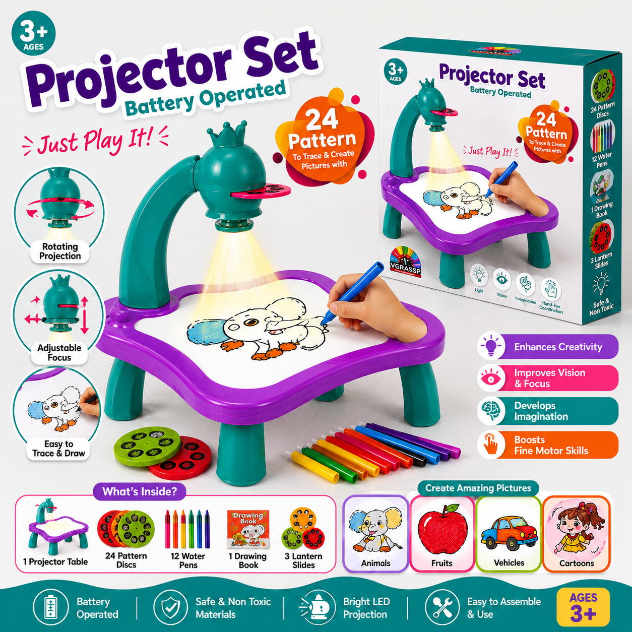 Projector Drawing Table