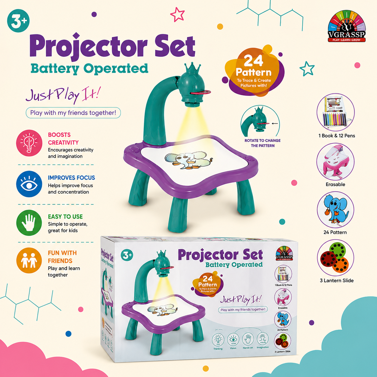 Projector Drawing Table