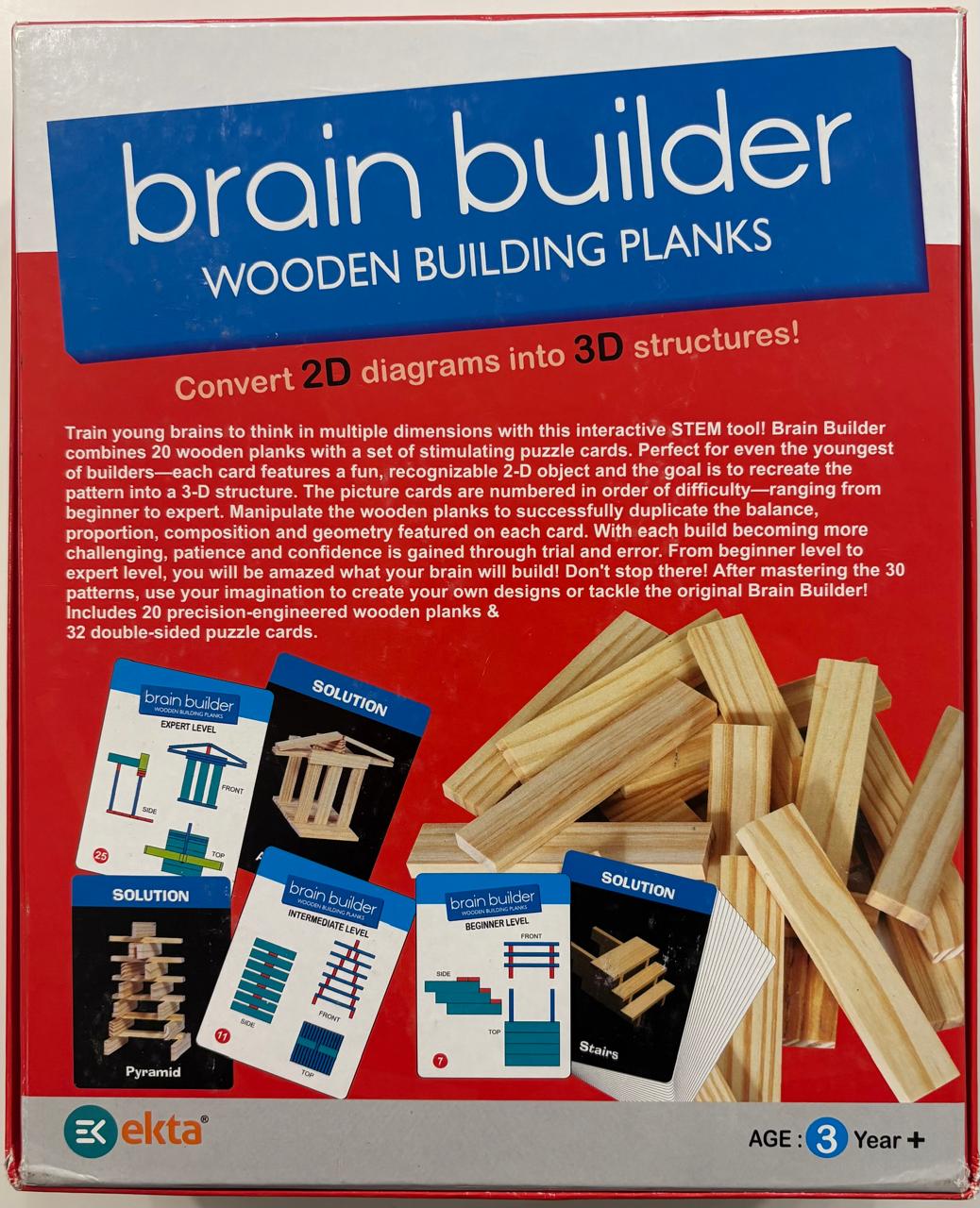 Brain Builder STEM Construction Kit for Kids
