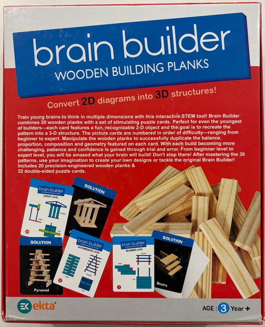 Brain Builder STEM Construction Kit for Kids