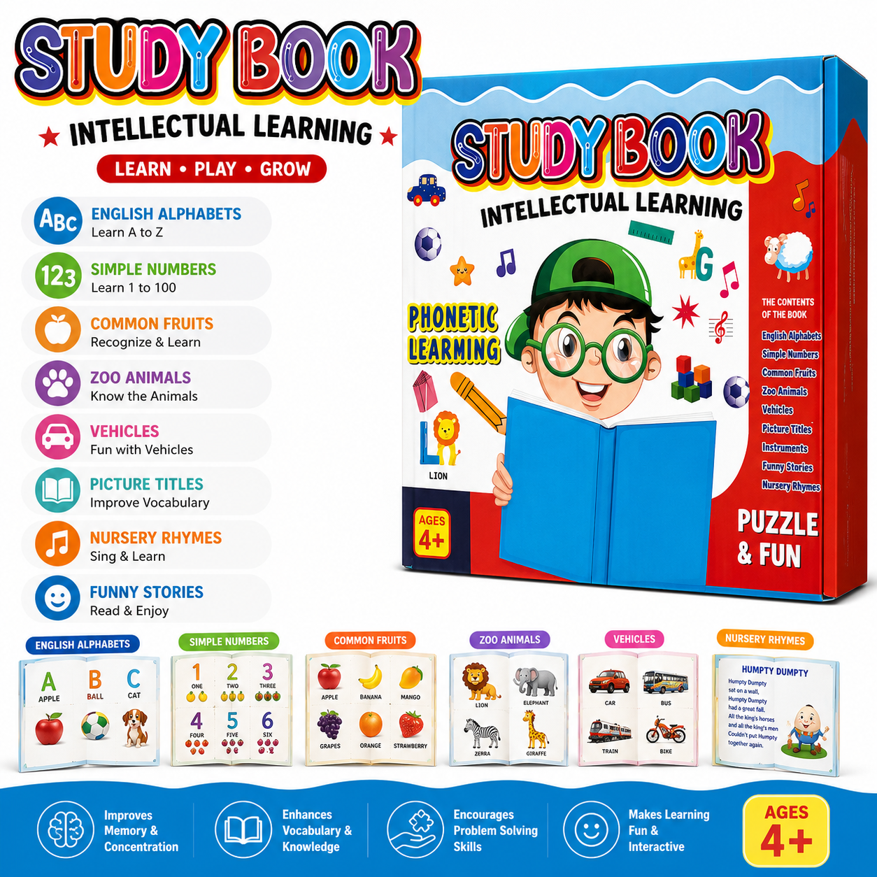 Study Book Intellectual Learning Set